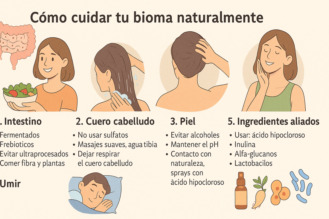 🌿 Guía práctica para cuidar tu bioma sin comprar nada
